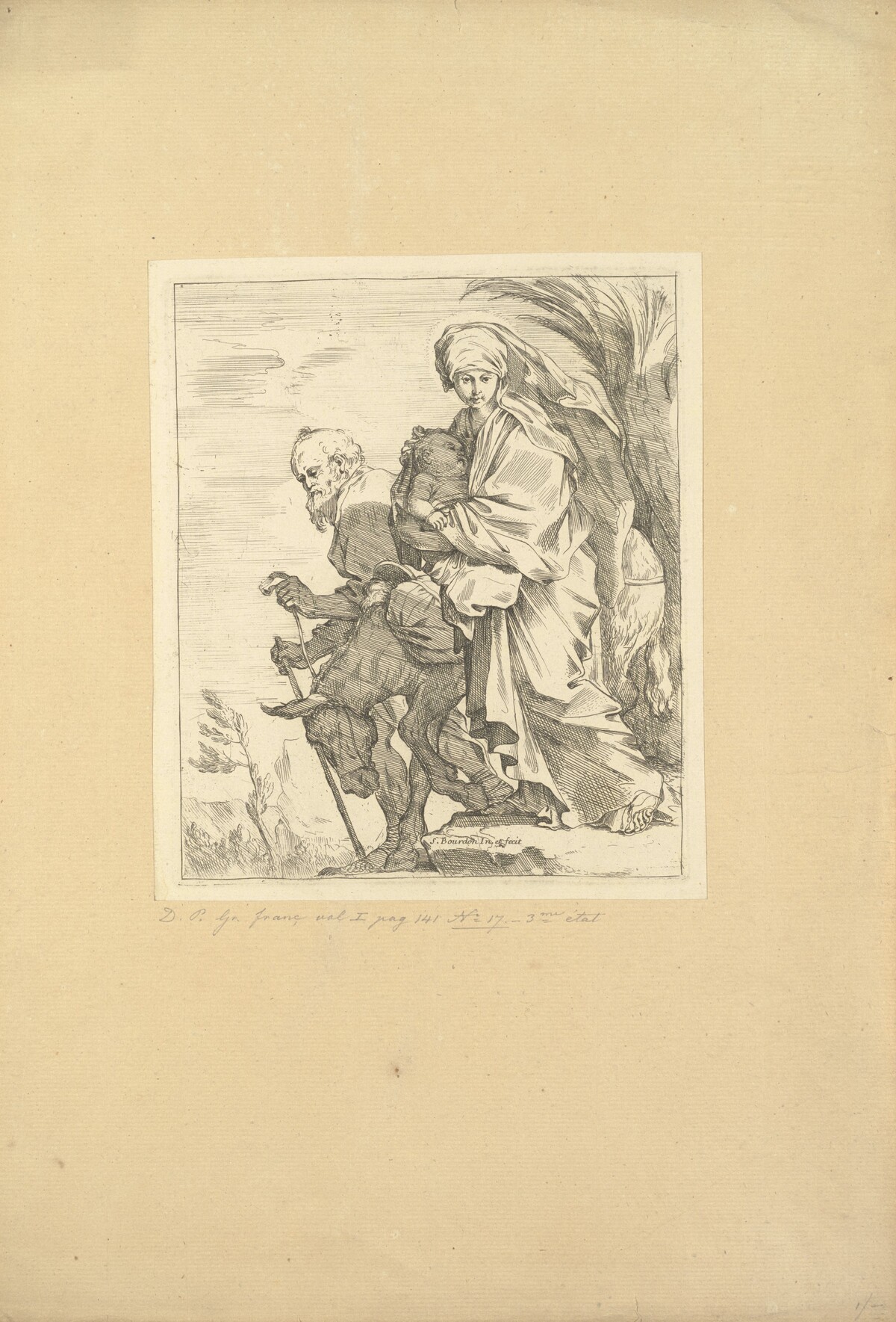 The Flight into Egypt by Sébastien Bourdon
