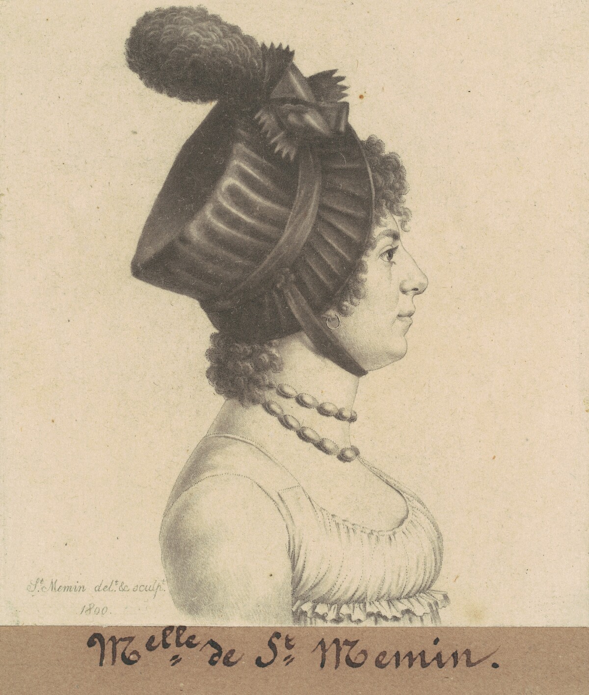 Étiennette-Charlotte-Adélaïde Févret de Saint-Mémin by Charles B. J. Févret de Saint-Mémin