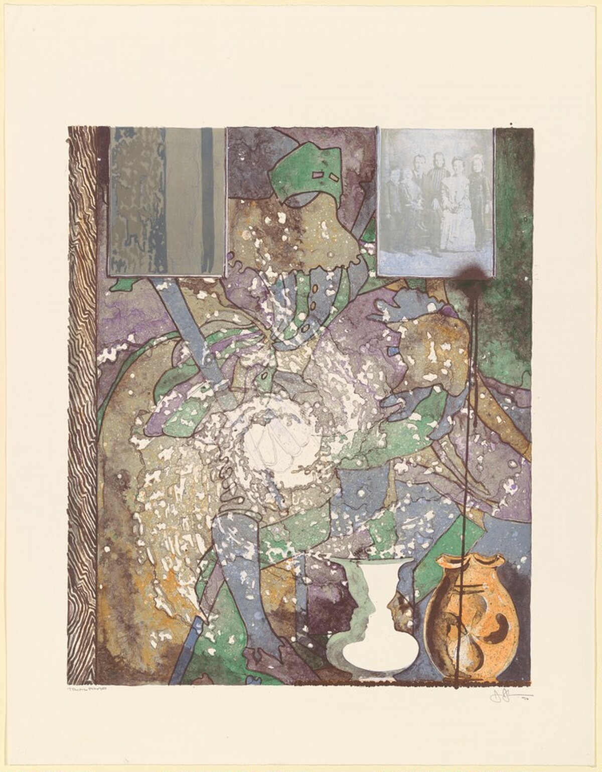 Untitled (American Center) [trial proof] by Jasper Johns