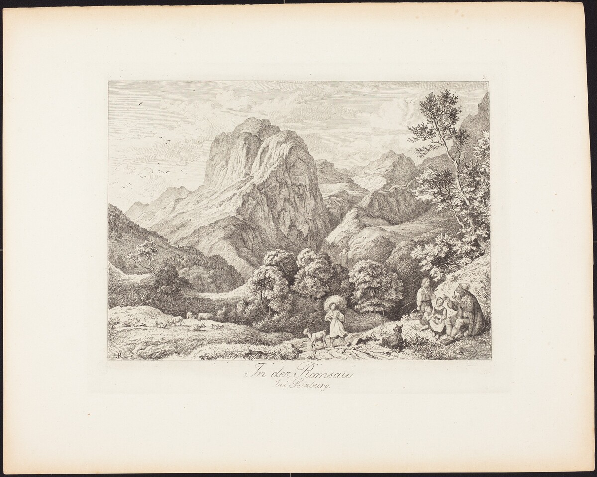 In der Ramsau bei Salzburg (In the Ramsau near Salzburg) by Ludwig Richter