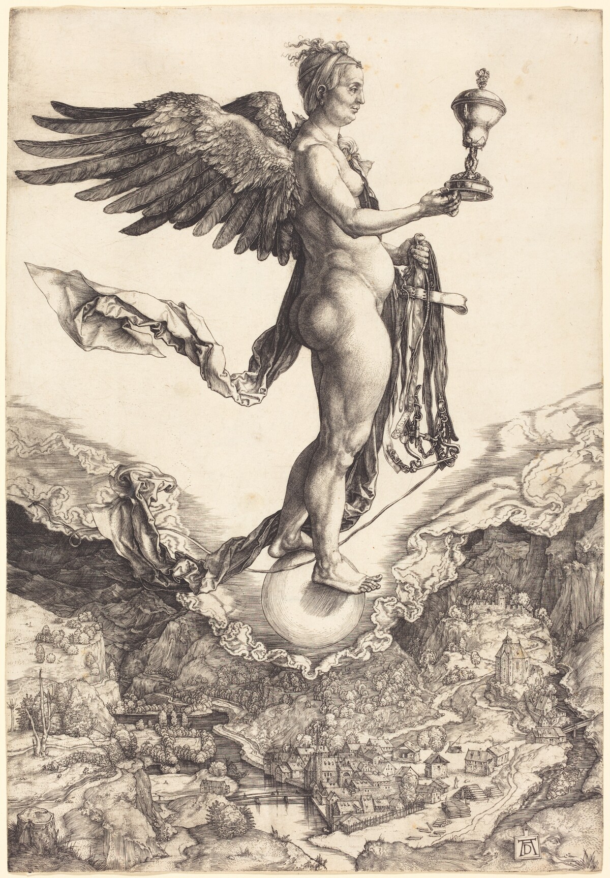 Nemesis (The Great Fortune) by Albrecht Dürer