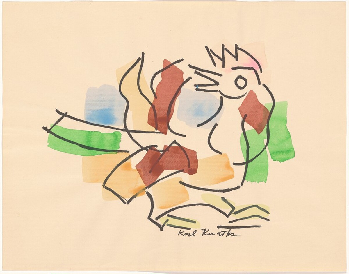 Rooster by Karl Knaths