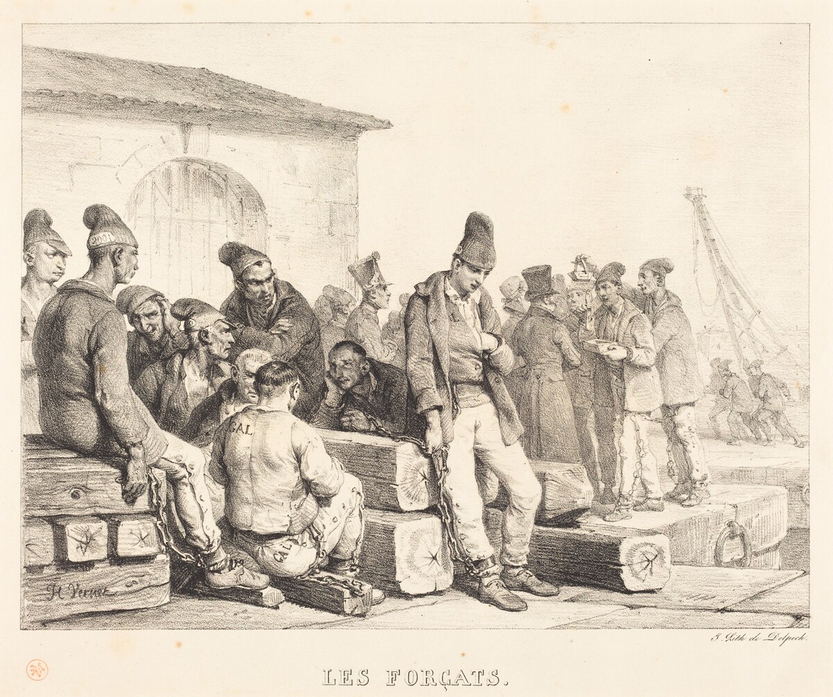Les Forçats (The Convicts) by Horace Vernet