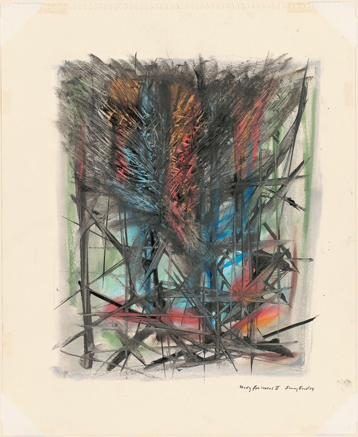 Study for "Icarus", No. 2 by Jimmy Ernst
