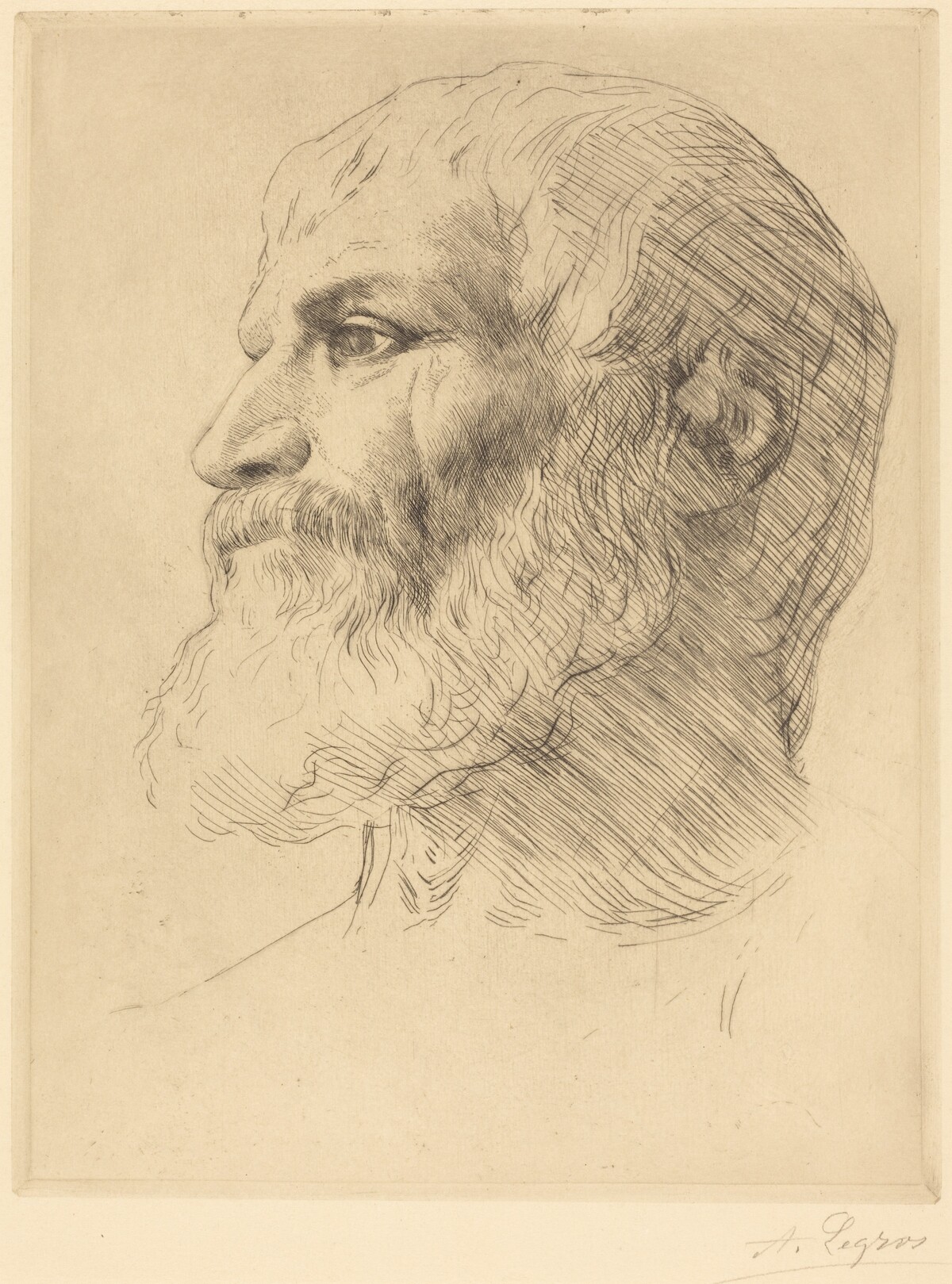 Head of Souliote (Tete de Souliote) by Alphonse Legros