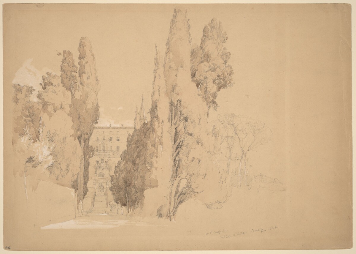 Villa d'Este, Tivoli by Jasper Francis Cropsey