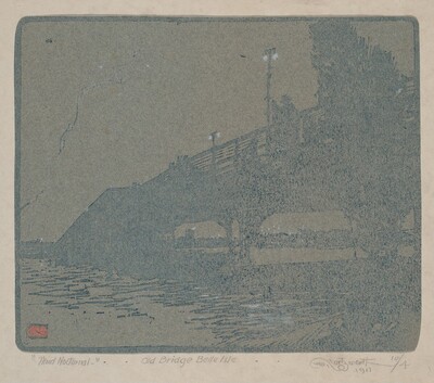 Mood Nocturnal  -.. Old Bridge Bell Isle..