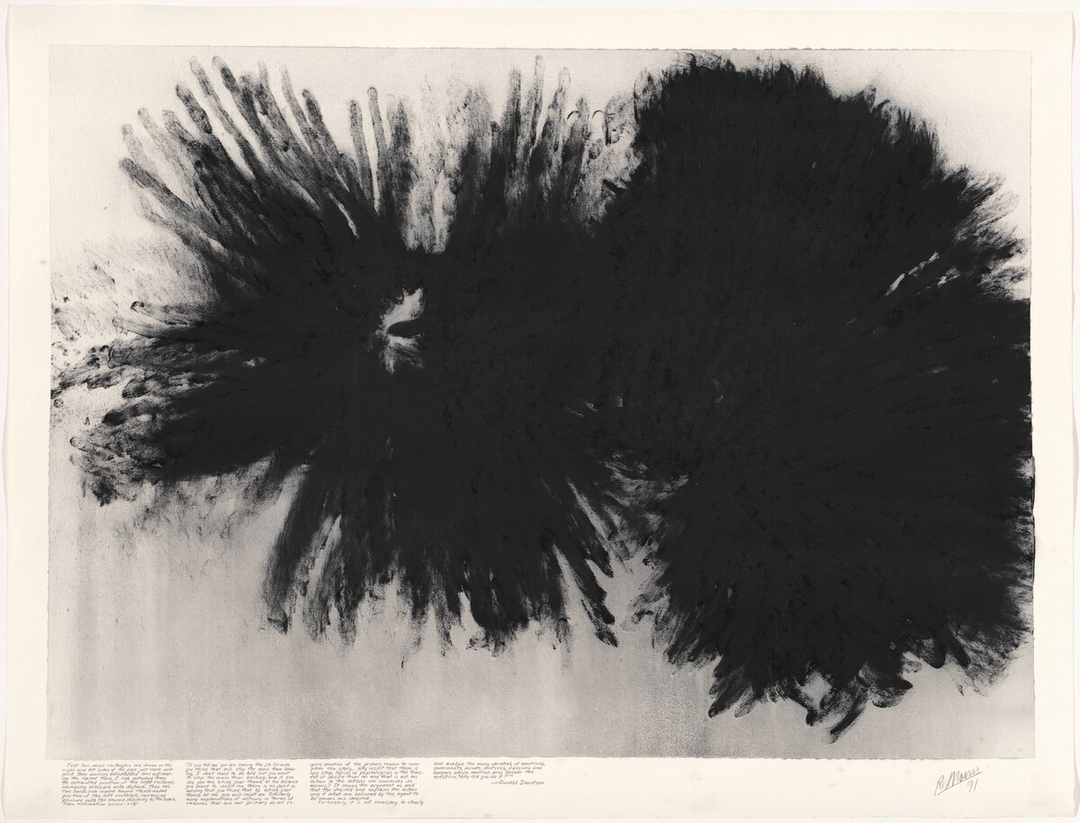 Blind Time IV (Drawing with Davidson) by Robert Morris