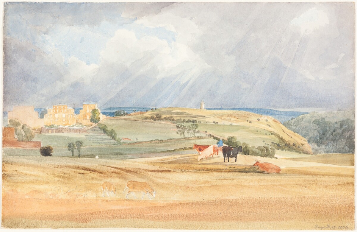 Landscape with Cattle (Somerset?) by James Bulwer