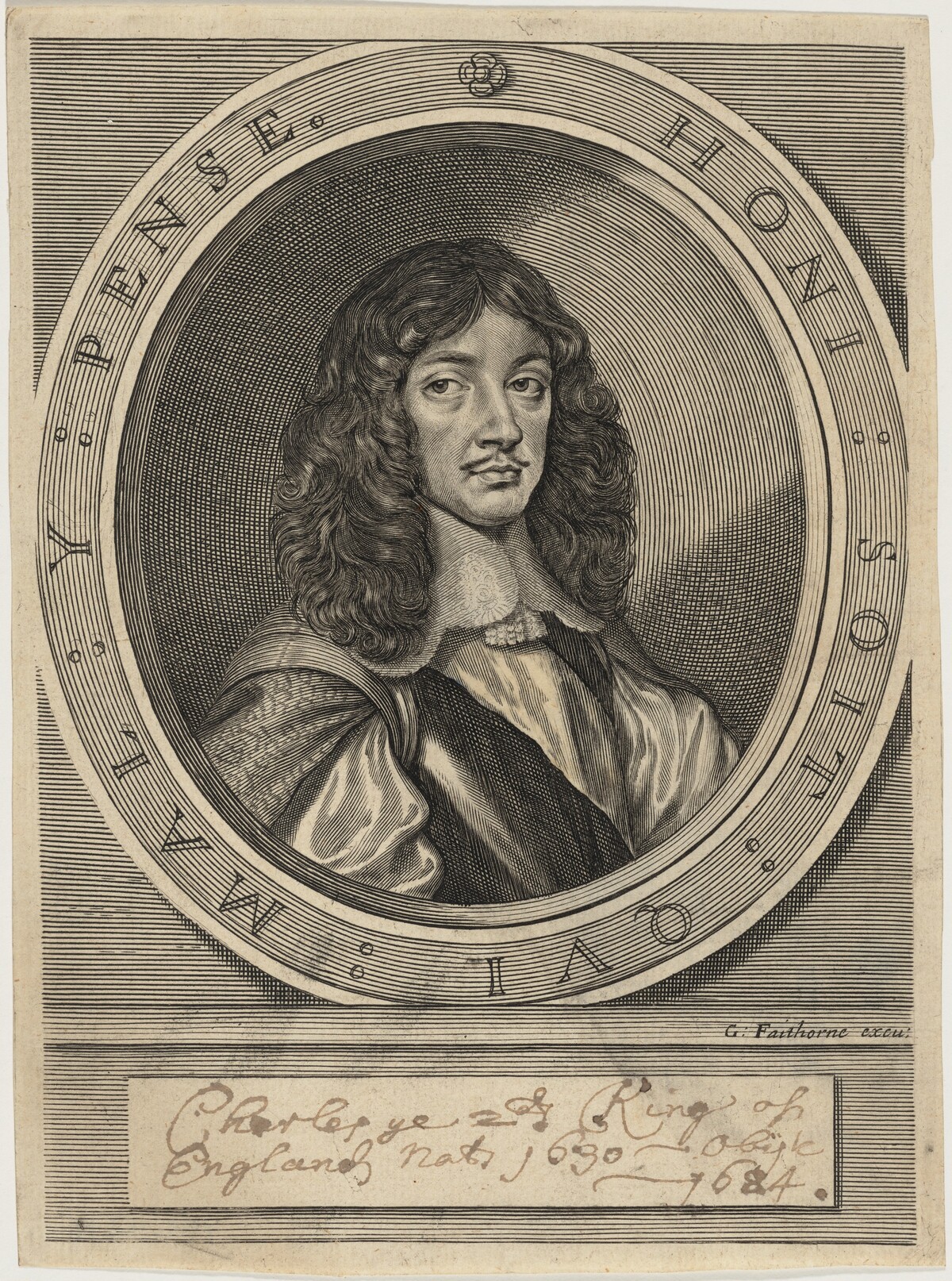Charles II by William Faithorne