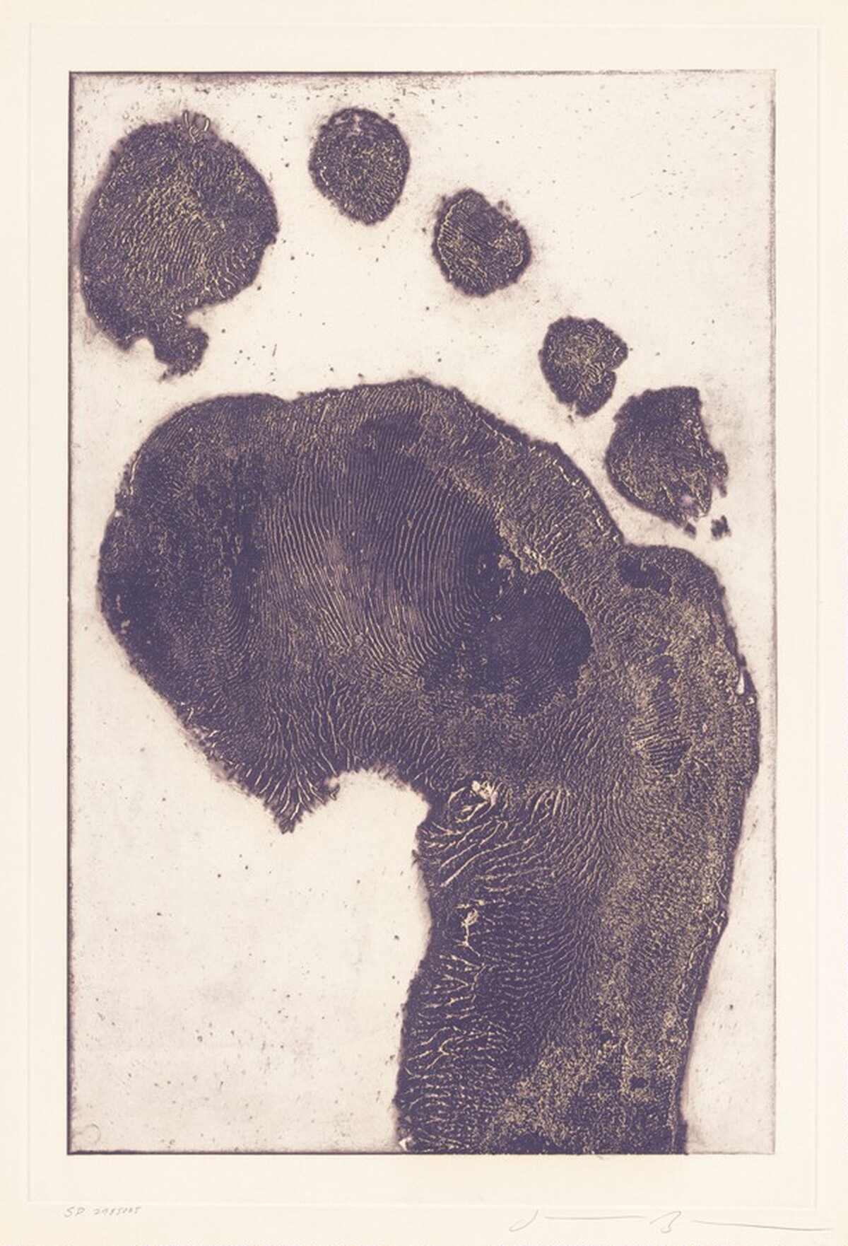 Half Foot by Jonathan Borofsky