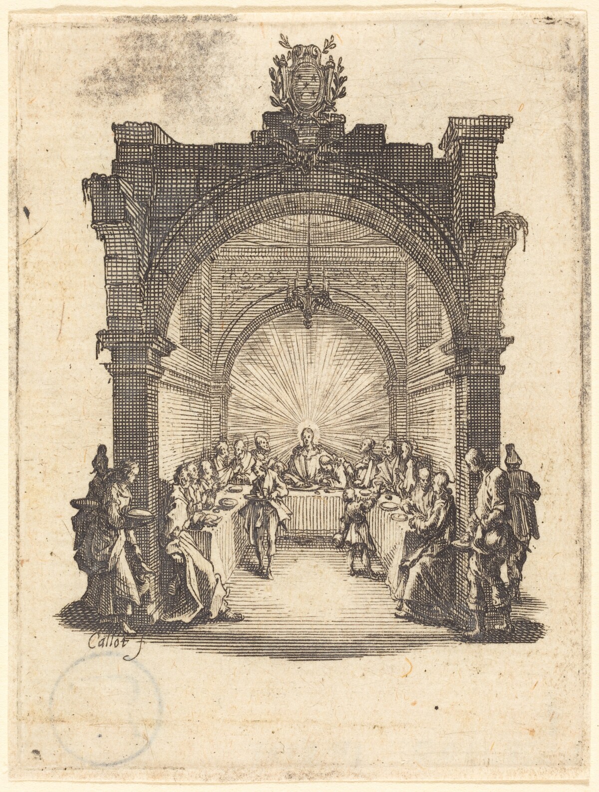 The Last Supper by Jacques Callot