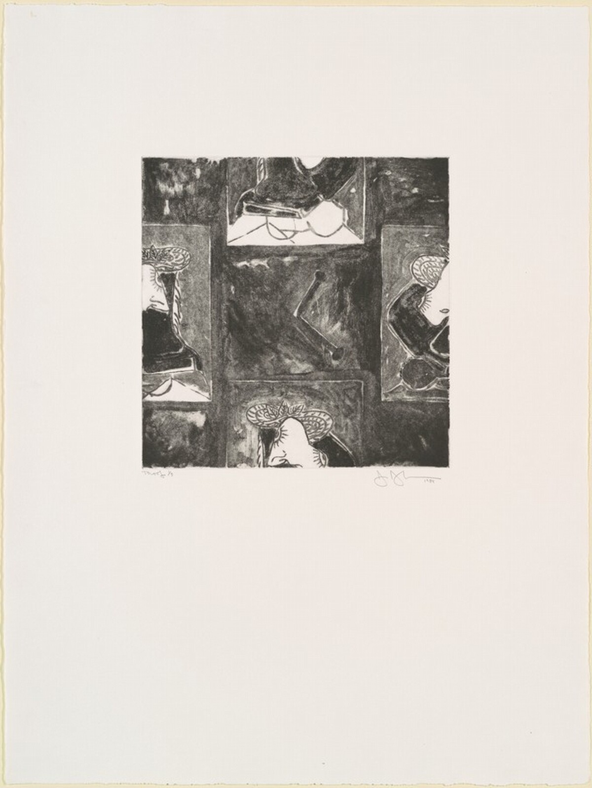 Untitled [proof] by Jasper Johns