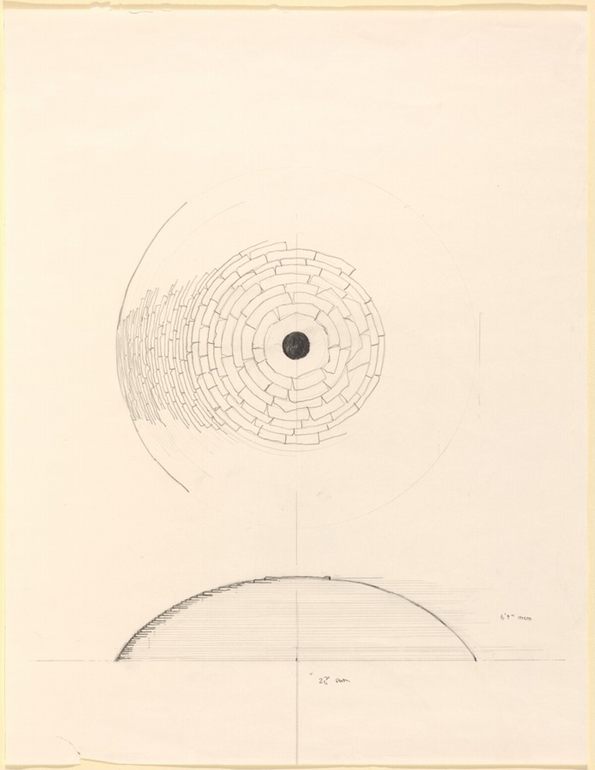 28' Diameter, 6'9" High by Andy Goldsworthy