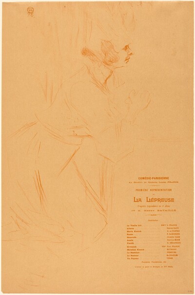 Program for "La lepreuse"  (Programme pour "La lépreuse")