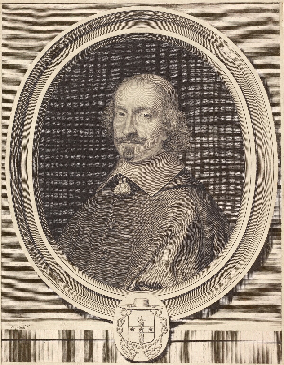 Cardinal Jules Mazarin by Robert Nanteuil