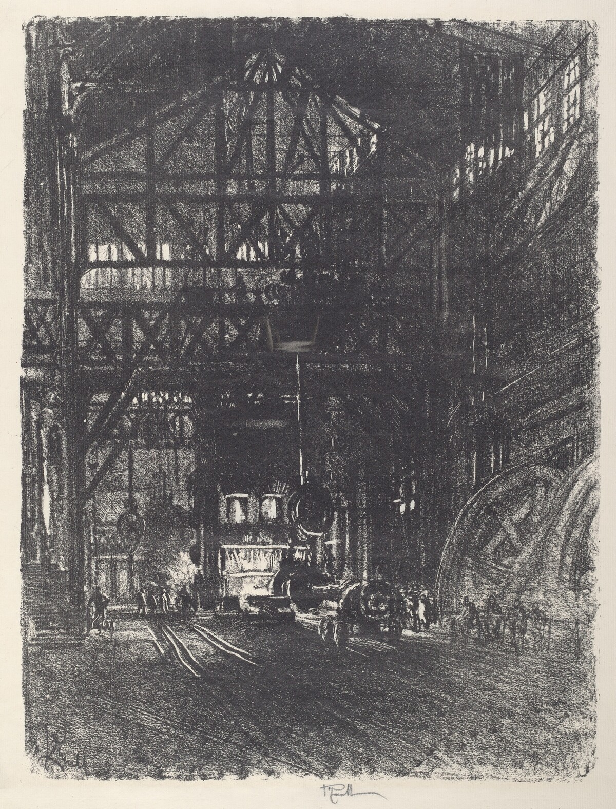 The Armour Plate Press by Joseph Pennell