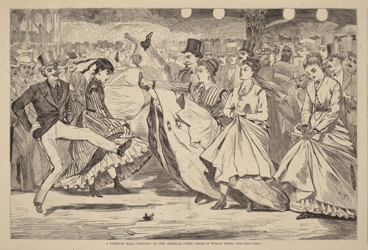 A Parisian Ball - Dancing at the Mabille, Paris by after Winslow Homer