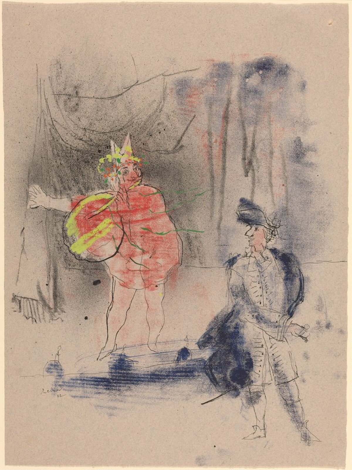 Cyrano and a Clown by Imre Reiner