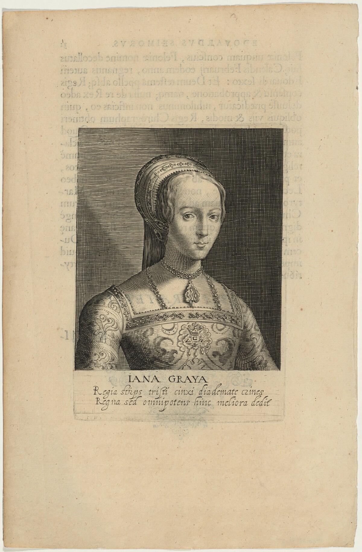 Lady Jane Grey by Willem de Passe and Magdalena de Passe