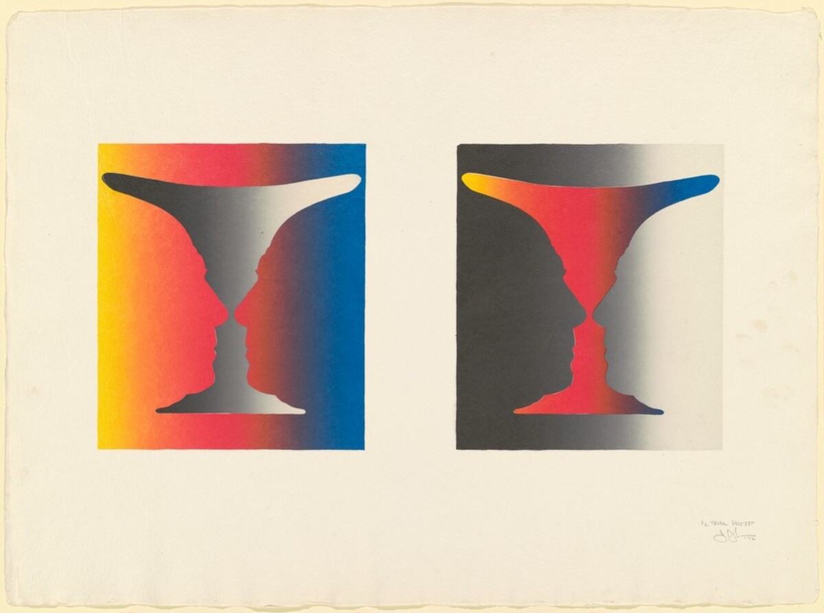 Cups 4 Picasso [trial proof] by Jasper Johns