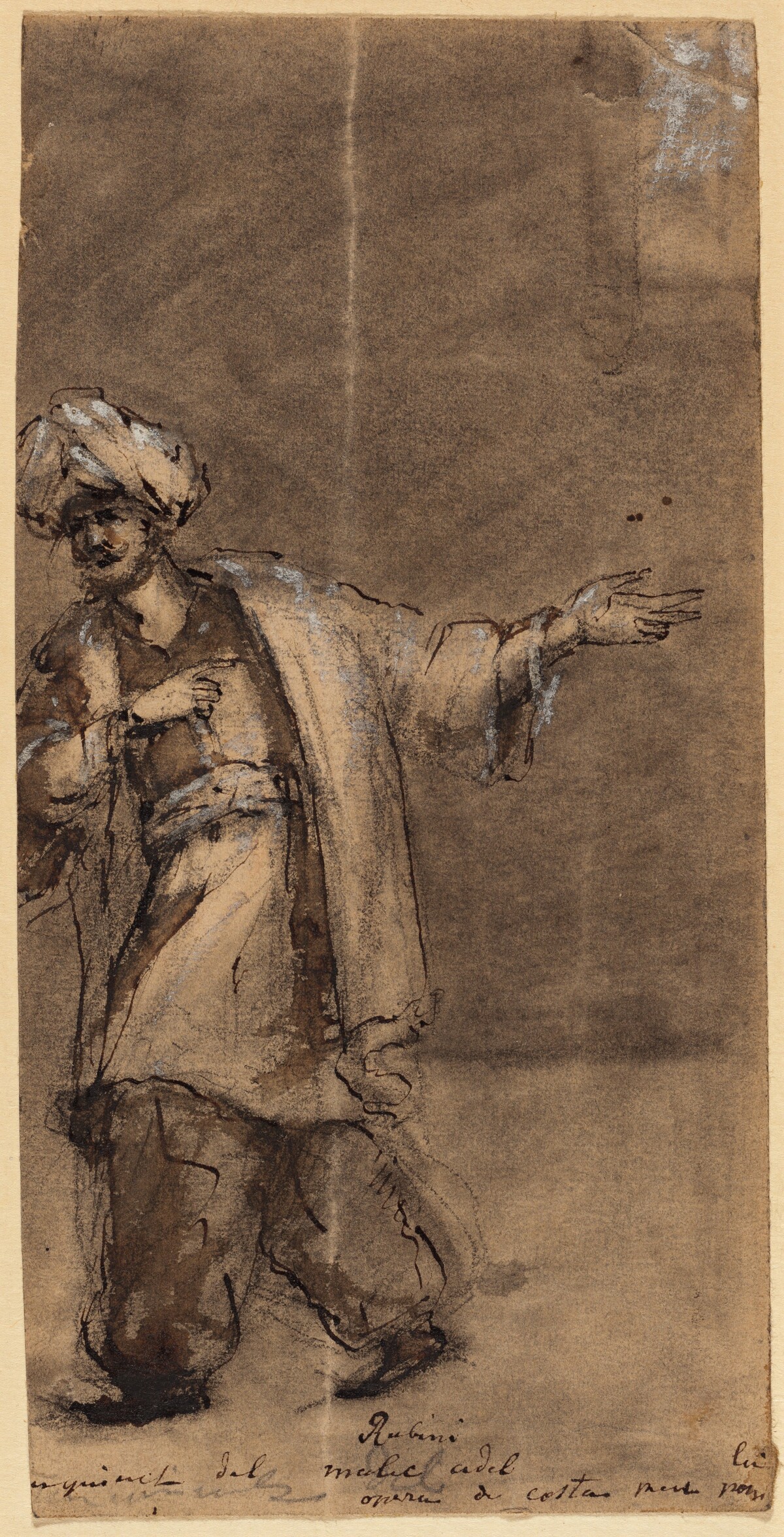 Man in Oriental Costume by Robert Walter Weir