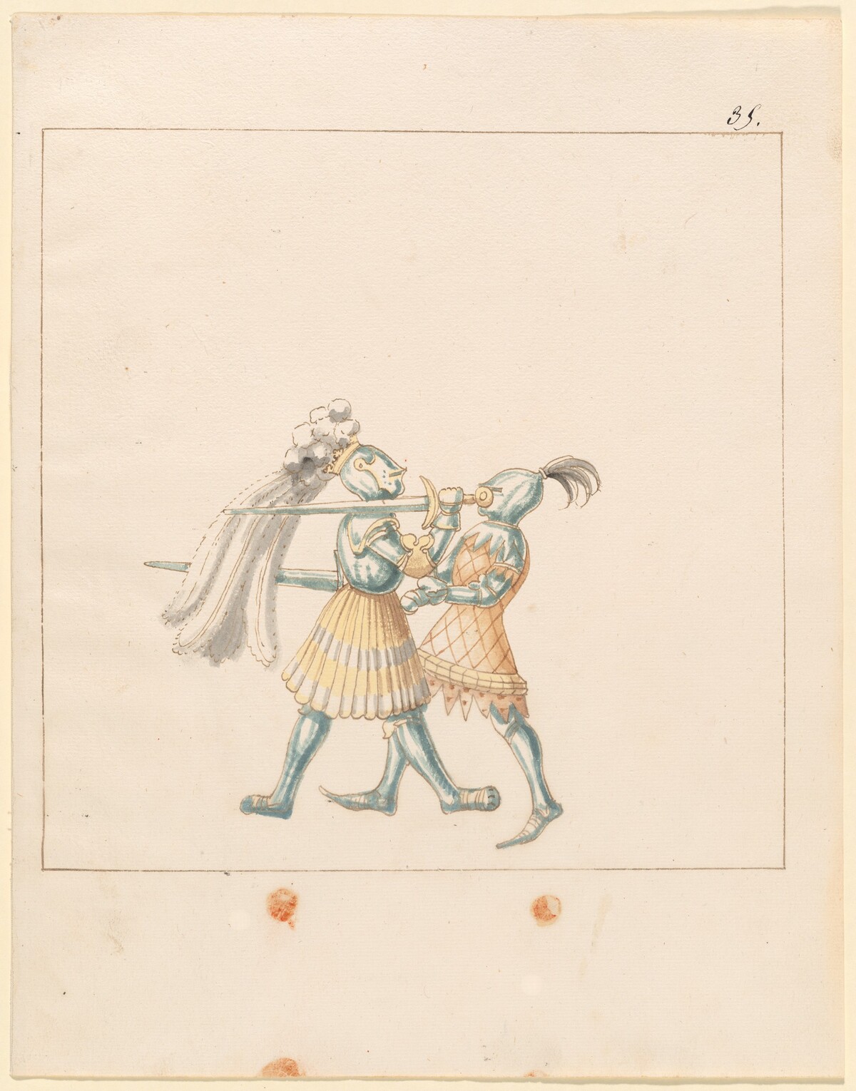 Foot Combat with Longswords by German 16th Century