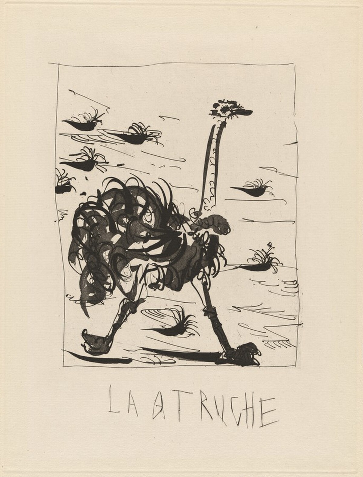L'Autruche (The Ostrich) by Pablo Picasso