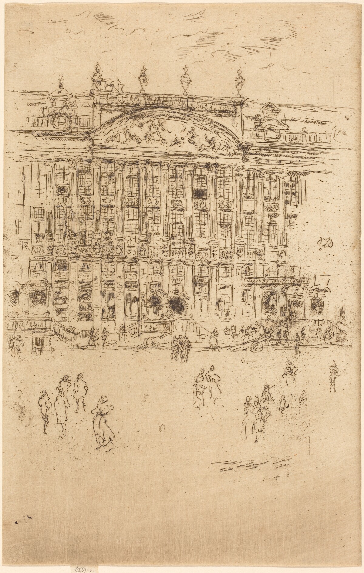 Grand' Place, Brussels by James McNeill Whistler