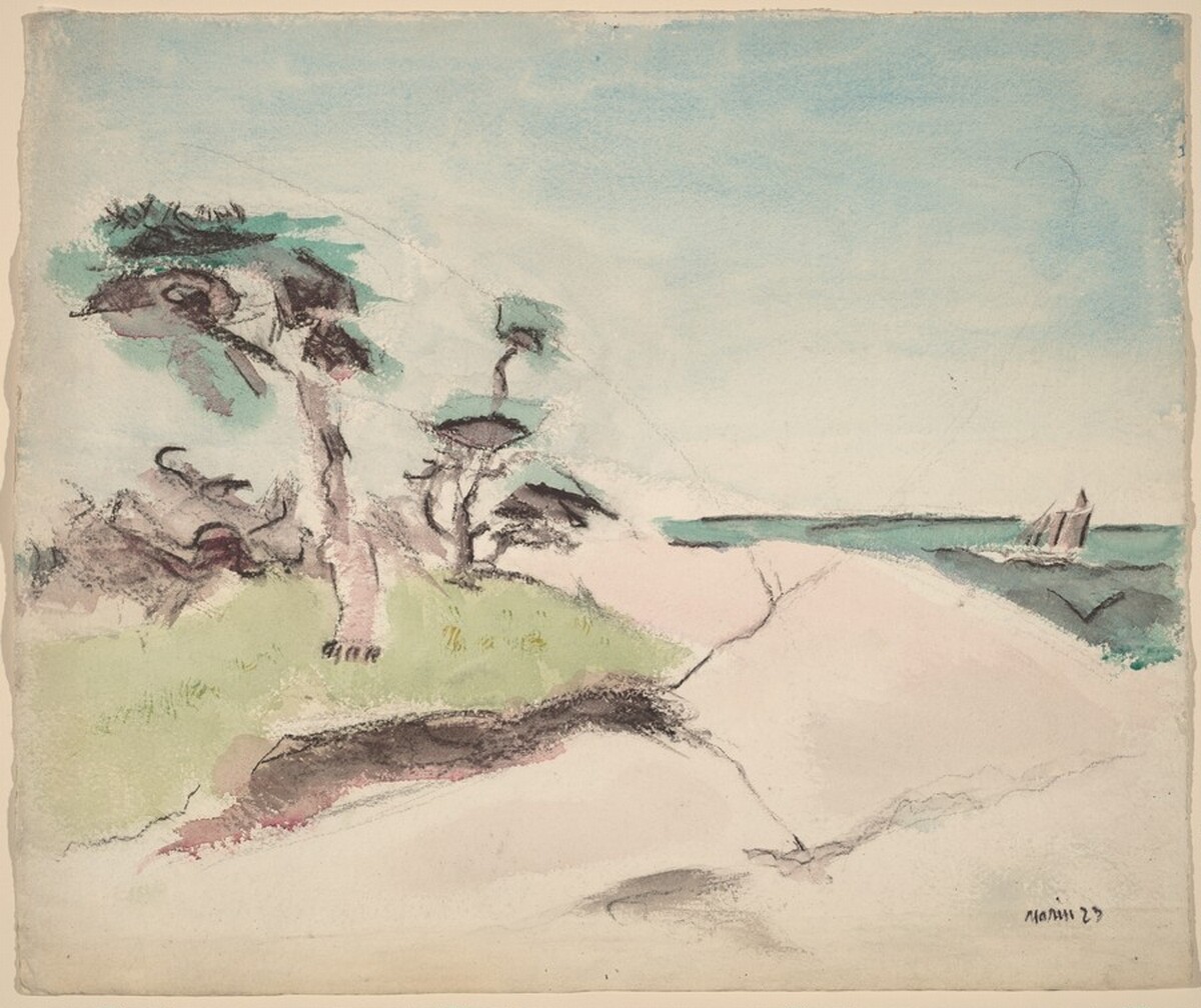 End of Andrew's Island, Maine by John Marin