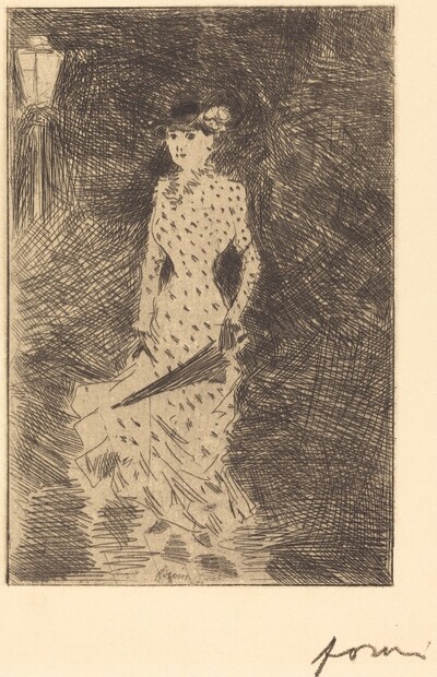 L'ambulante au parapluie (Walker with an Umbrella)