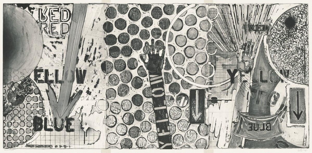 Untitled [trial proof] by Jasper Johns