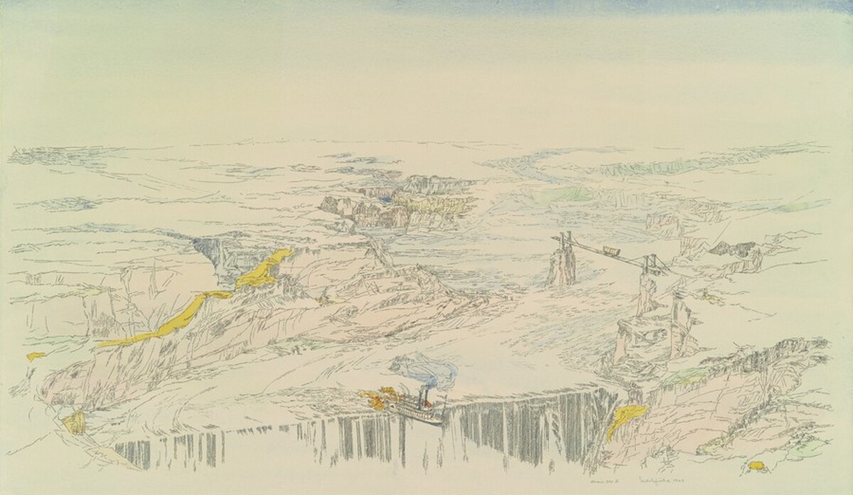 At the Falls from Vista Series by William Crutchfield
