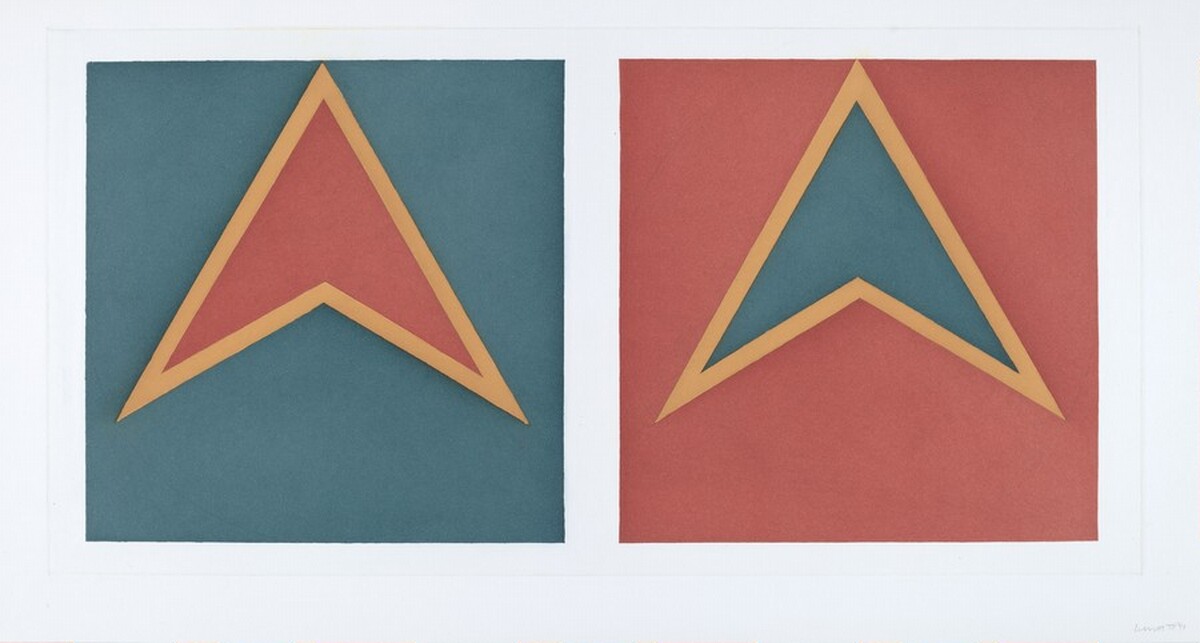 Double Stars [trial proof 2] by Sol LeWitt
