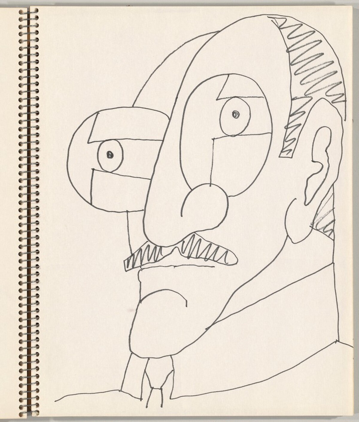 Self-Portrait by Saul Steinberg