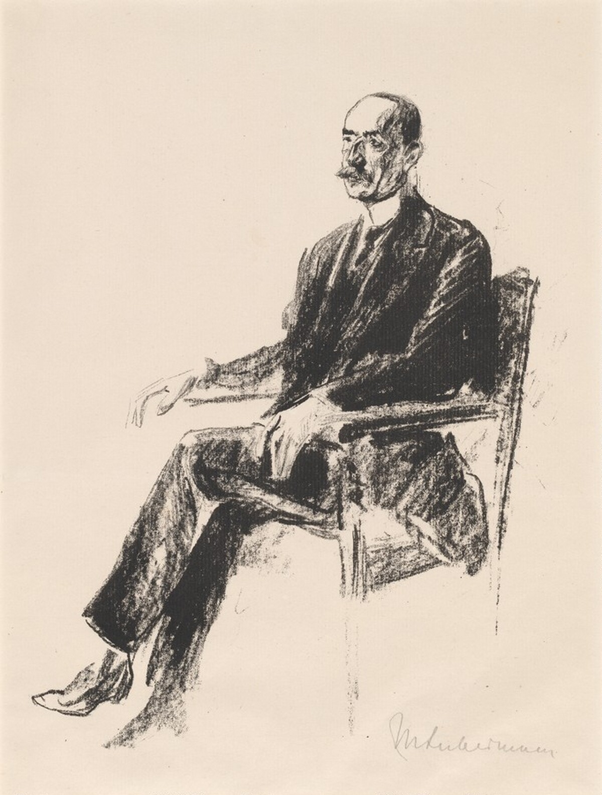 Dr. Burchard by Max Liebermann