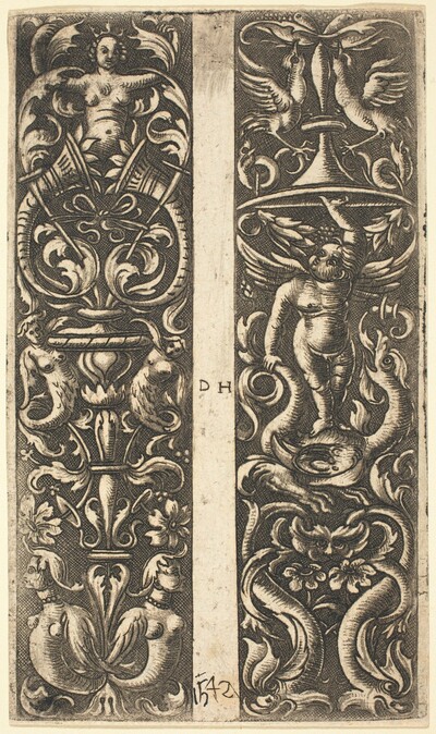 Ornament with Sirens and Ornament with Genius