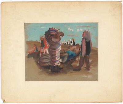 Figures on a Beach