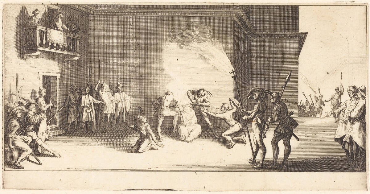The Crowning with Thorns by Jacques Callot