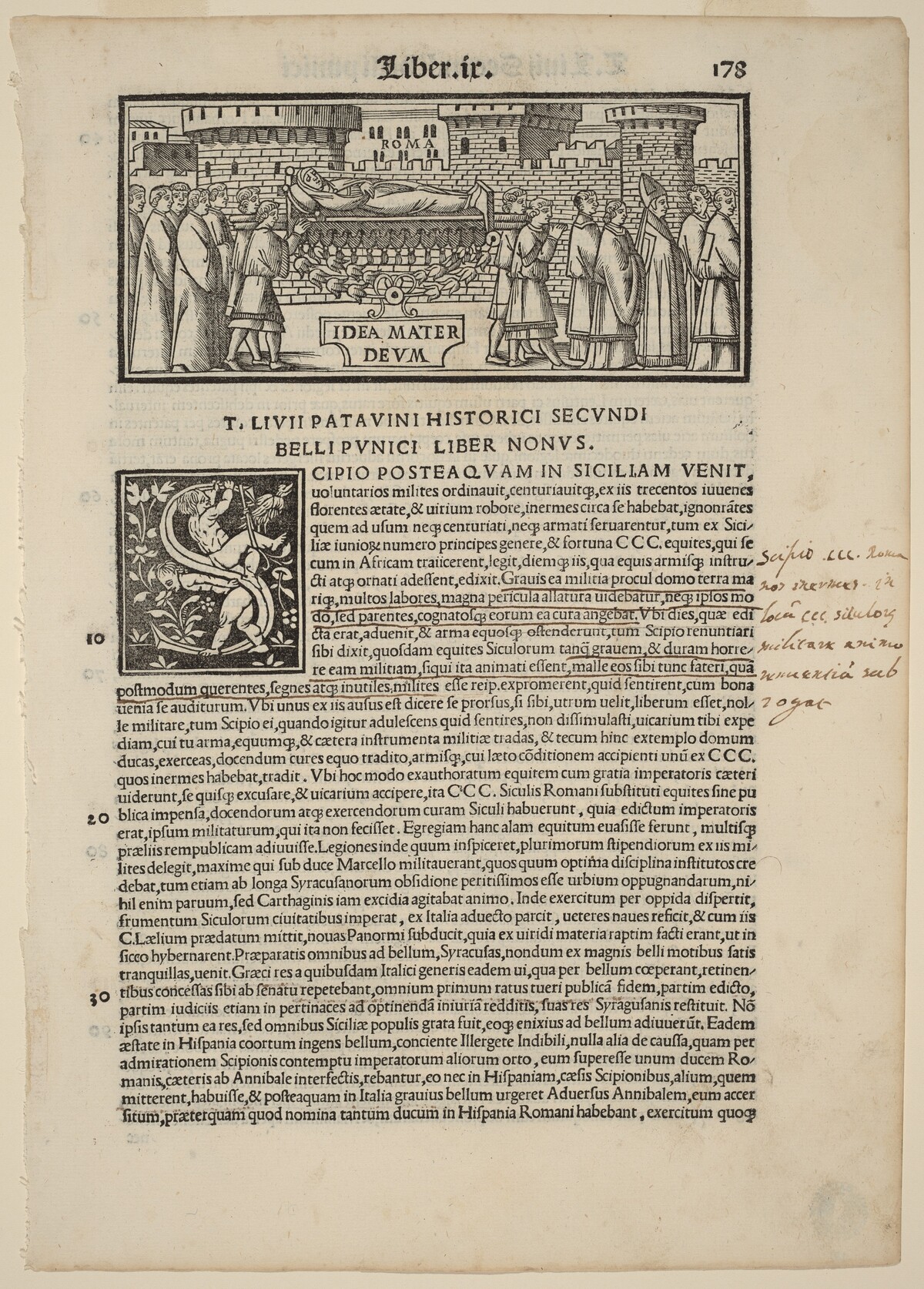 Page from Livius Historiabum Libri by Attributed to Zoan Andrea