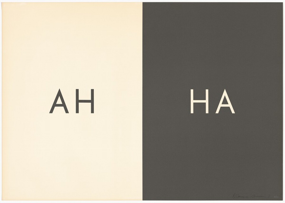 Ah Ha by Bruce Nauman