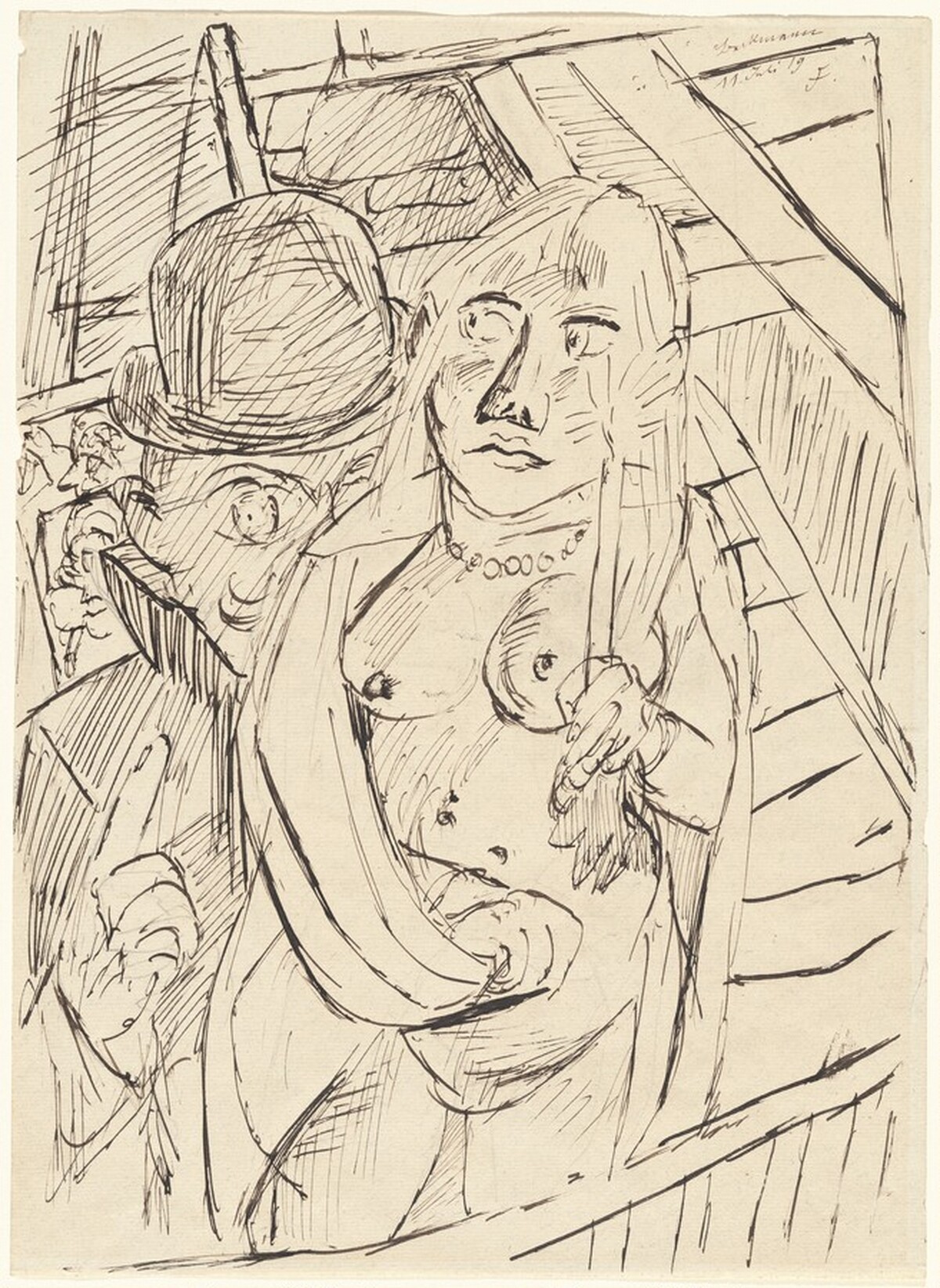 Temptation by Max Beckmann