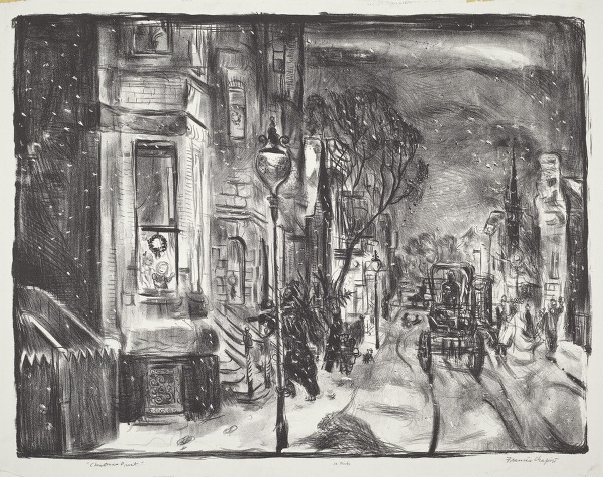 Christmas Print by Francis Chapin