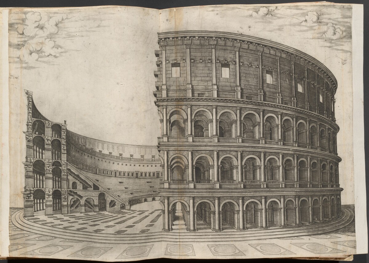 Colosseum by Attributed to Nicolaus Beatrizet