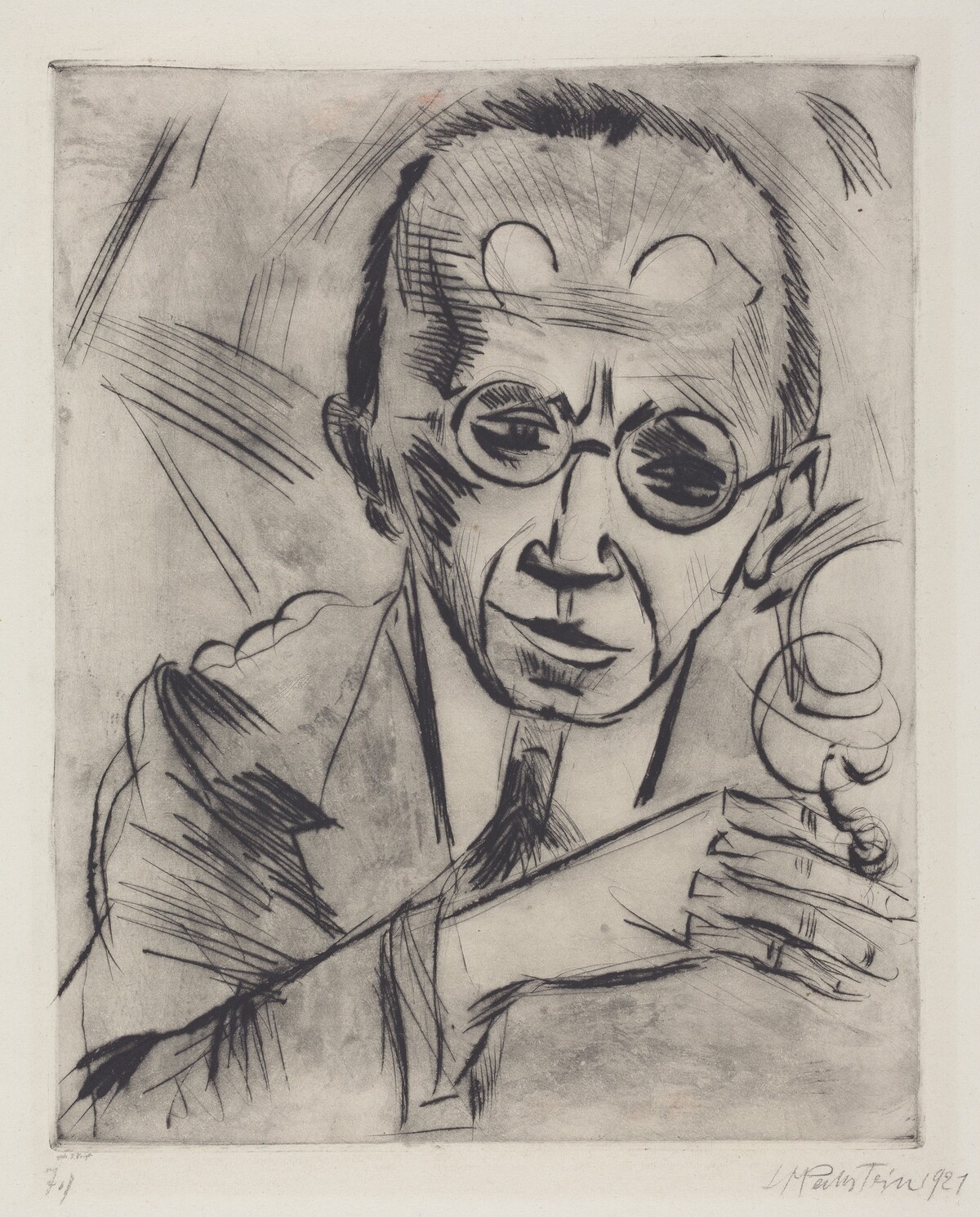 Dr. Paul Fechter by Max Pechstein
