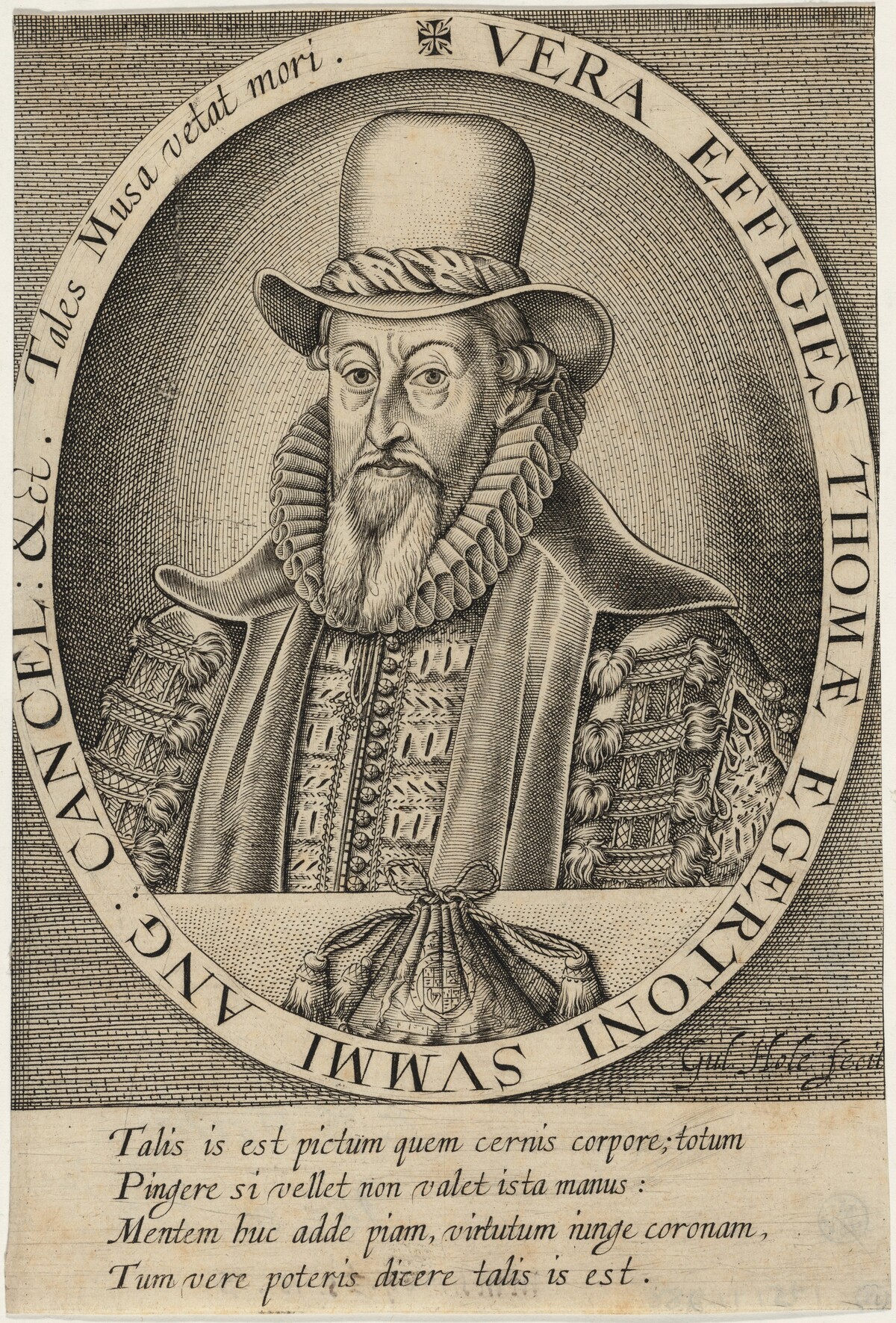 Thomas Egerton, First Viscount Brackley by William Hole
