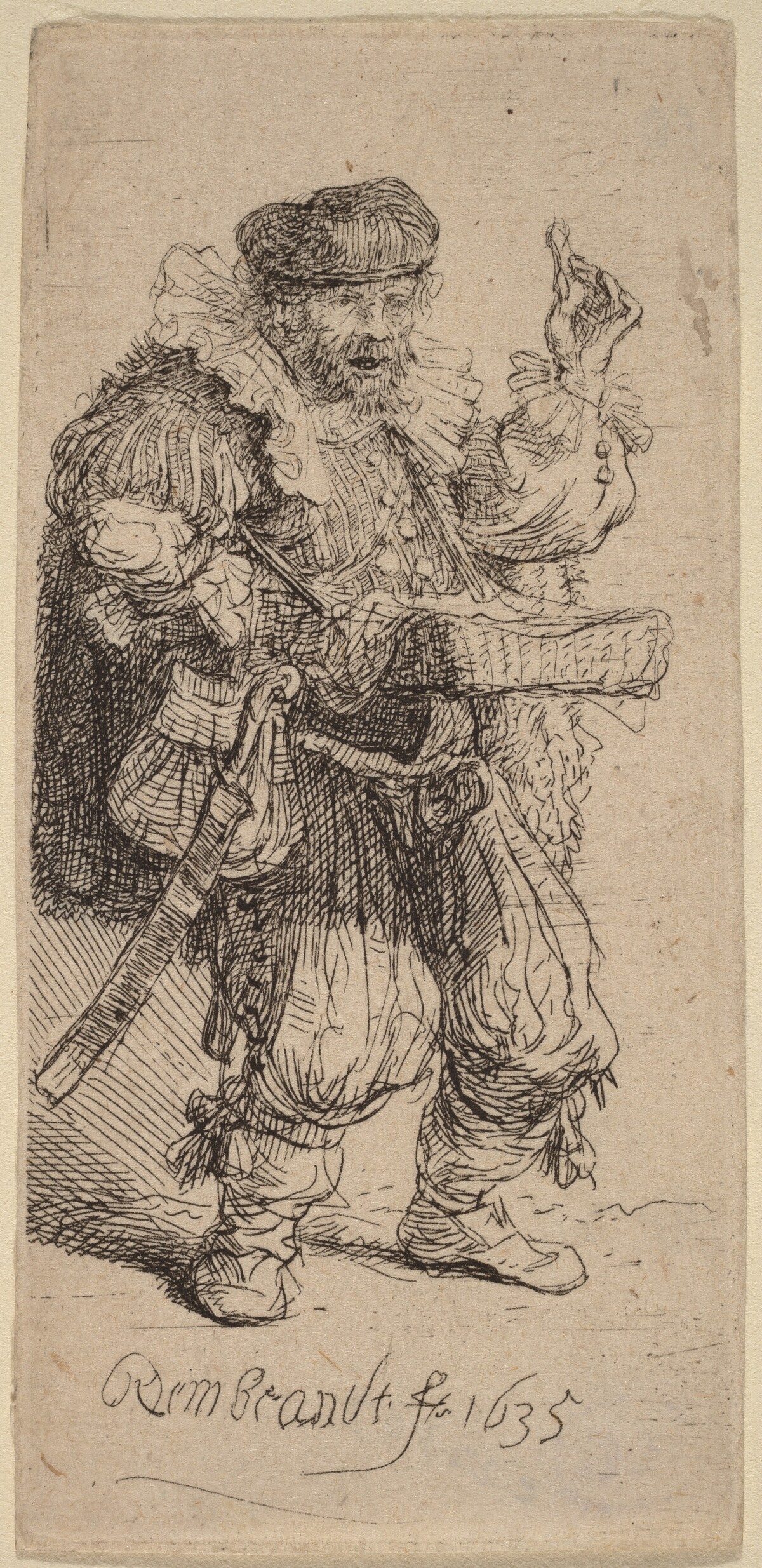 The Quacksalver by Rembrandt van Rijn