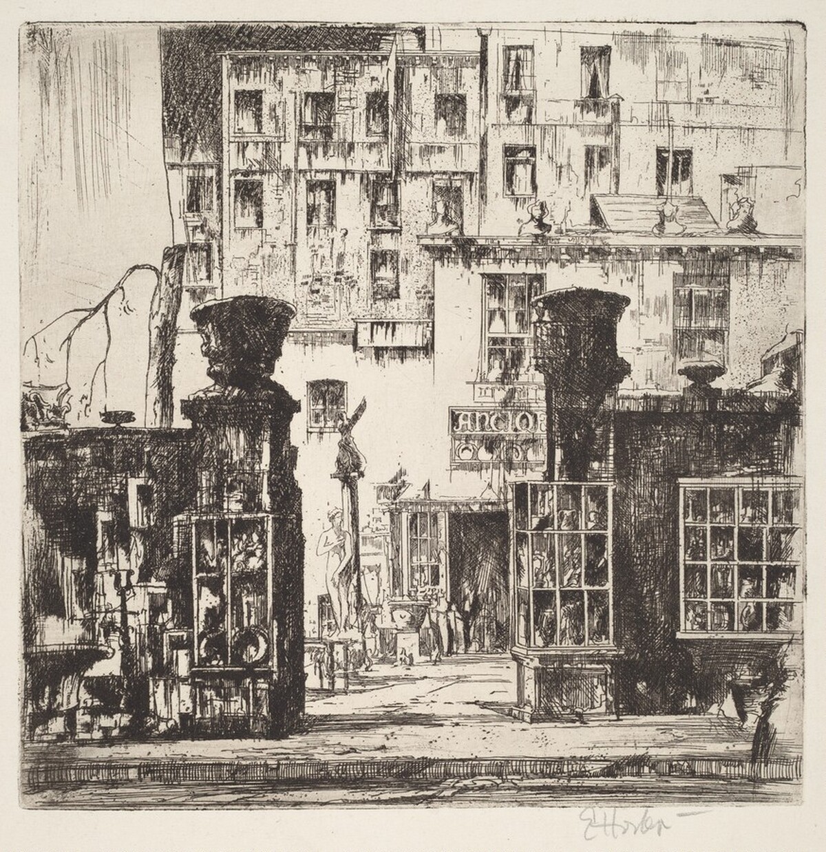 Antique Shop by Earl Horter