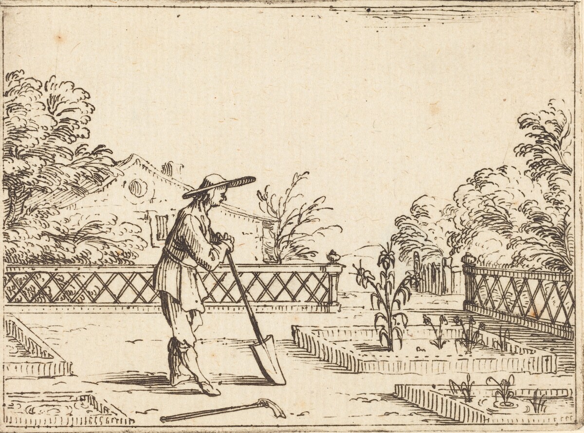 The Gardener by Jacques Callot
