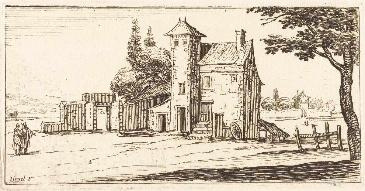 Landscape by after Jacques Callot